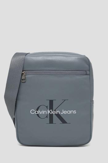 Ledvinka Calvin Klein Jeans šedá barva