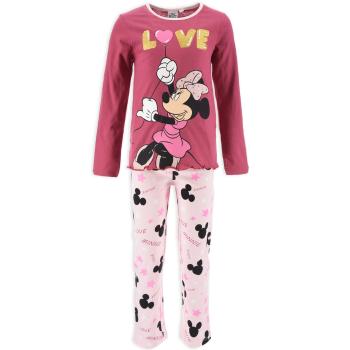Dívčí pyžamo DISNEY MINNIE LOVE tmavě růžové Velikost: 116
