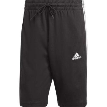 adidas ESSENTIALS SINGLE JERSEY 3-STRIPES SHORTS Pánské kraťasy, černá, velikost