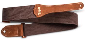 Taylor GS Mini Cotton Strap Amber Buckle Chocolate Brown