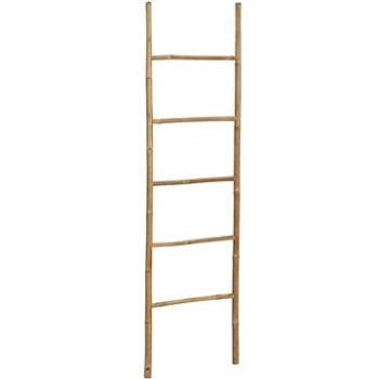 Žebřík na ručníky s 5 příčlemi 170 cm bambus (49295)