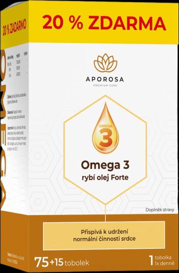 Aporosa Omega 3 rybí olej Forte 90 tobolek