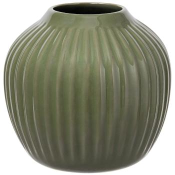 Váza HAMMERSHOI Kähler 13 cm tmavě zelená