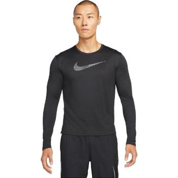 Nike DF UV RDVN MILER FLSH LS M Pánské triko s dlouhým rukávem, černá, velikost L