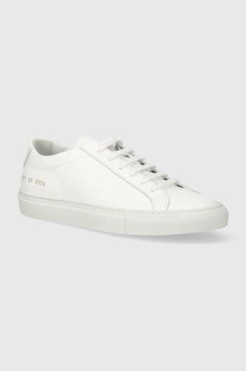 Kožené sneakers boty Common Projects Original Achilles Low bílá barva, 3701