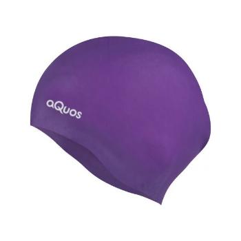 AQUOS CUSK Juniorská plavecká čepice, fialová, velikost UNI