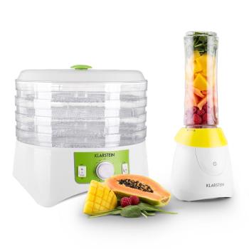 Klarstein Paradise City, 300W, stolní mixér / smoothie maker bez BPA, 2x sběrná nádoba