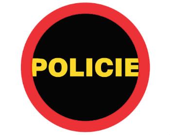 Samolepky zákaz - 5ks Policie