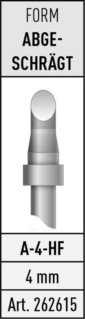 Zkosený pájecí hrot Stannol 262615 A-4-HF, 1 ks
