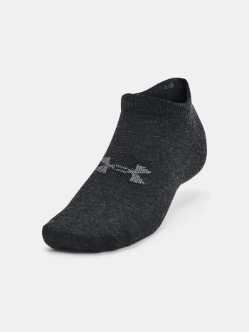 Under Armour UA Essential No Show Ponožky 3 páry Černá