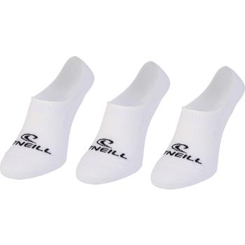 O'Neill FOOTIE 3PK Unisex ponožky, bílá, velikost 35-38