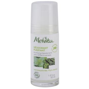 Melvita Les Essentiels deodorant roll-on bez obsahu hliníku 24h 50 ml