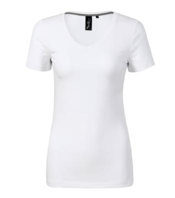 MALFINI Dámské tričko Action V-neck - Bílá | M