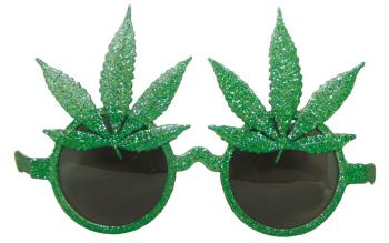 Brýle s konopnými listy - marihuana - Folat