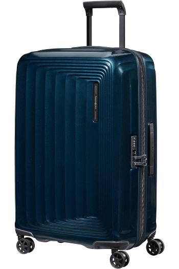 Samsonite Skořepinový cestovní kufr Nuon EXP 79/86 l - tmavě modrá