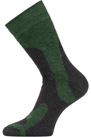 Lasting TRP 698 zelená středně silná trekingová ponožka Velikost: (42-45) L ponožky