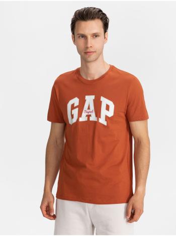 Oranžové pánské tričko GAP Logo t-shirt