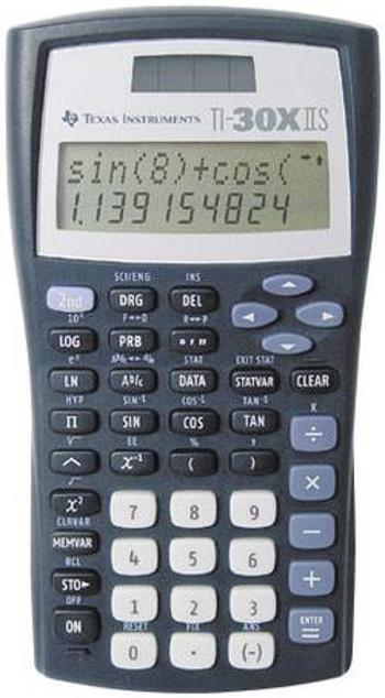 Texas Instruments TI-30 X IIS školní počítač černá, stříbrná Displej (počet míst): 11 solární napájení, na baterii (š x v x h) 82 x 19 x 155 mm