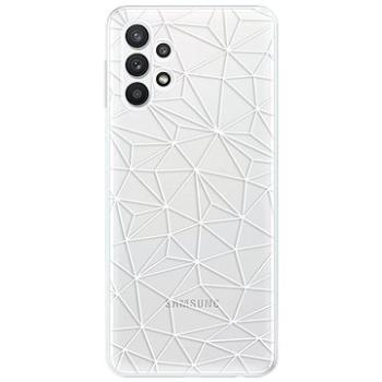 iSaprio Abstract Triangles 03 - white pro Samsung Galaxy A32 LTE (trian03w-TPU3-A32LTE)