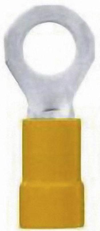 Kulaté kabelové oko LAPP 63104340, průřez 6 mm² částečná izolace, žlutá, 50 ks