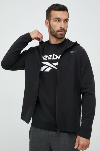 Větrovka Reebok Performance černá barva, přechodná