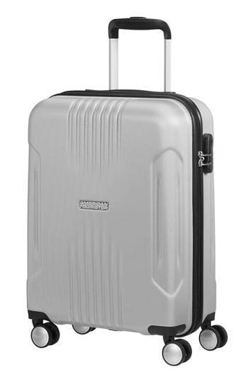 American Tourister Kabinový cestovní kufr Tracklite Spinner 34 l - stříbrná