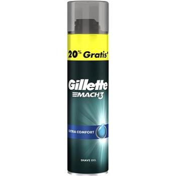 GILLETTE Mach3 Extra Comfort Pánský Gel Na Holení 240 ml  (7702018405015)