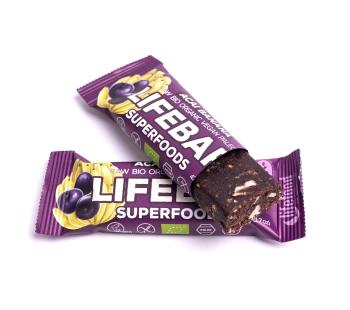 LifeFood Lifebar Superfoods tyčinka Acai Banana RAW BIO 47 g