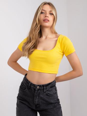 ŽLUTÝ CROP TOP MONTREAL RV-TS-7537.52-YELLOW Velikost: S