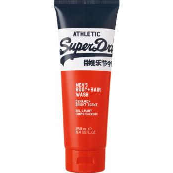 Superdry Athletic sprchový gel na tělo a vlasy pro muže 250 ml