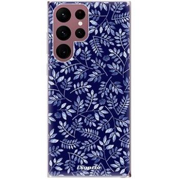 iSaprio Blue Leaves 05 pro Samsung Galaxy S22 Ultra 5G (bluelea05-TPU3-S22U-5G)