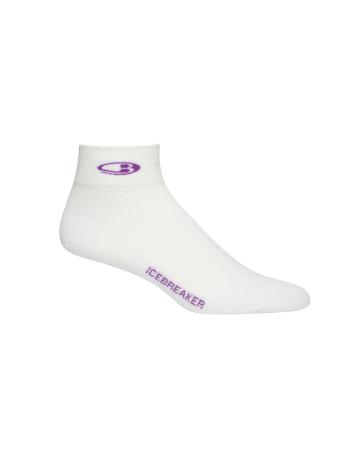 dámské merino ponožky ICEBREAKER Wmns Run+ Ultralight Mini, White velikost: L