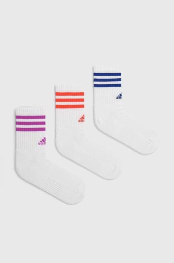 Ponožky adidas Essentials 3-pack bílá barva, IZ0122