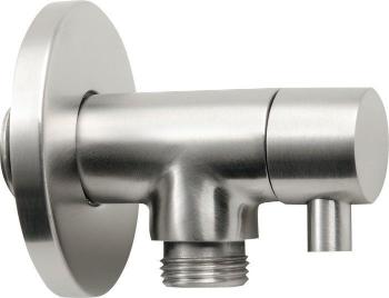 SAPHO MINIMAL rohový ventil s rozetou, 1/2"x 3/8" pro teplou vodu, nerez MI058T
