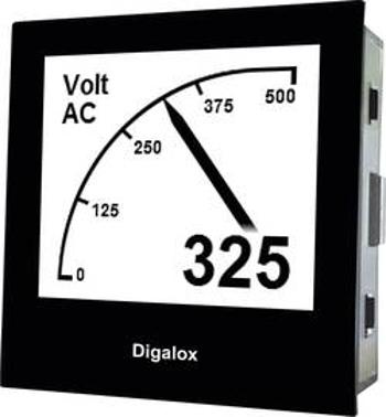 Měřící přístroj na DIN lištu TDE Digalox DPM72-AV, 10 - 30 V AC/DC