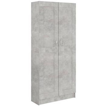 Shumee  betonově šedá 82,5×30,5×185,5 cm dřevotříska, 802736 (802736)
