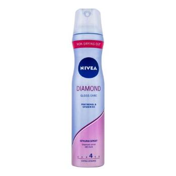 Nivea Diamond Gloss Care 250 ml lak na vlasy pro ženy