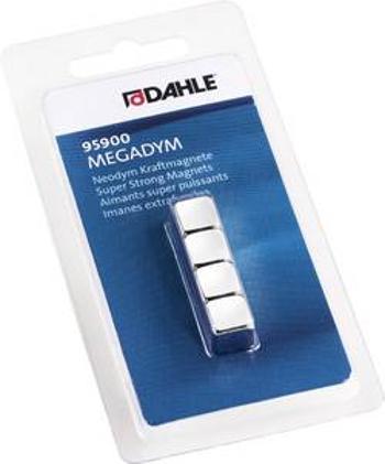 Dahle 95900, 76-95900-14026 magnet, (š x v x h) 10 x 10 x 10 mm, krychle, stříbrná, 4 ks