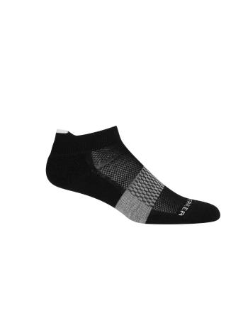 dámské merino ponožky ICEBREAKER Wmns Multisport Light Micro, Black/Snow/Metro Heather velikost: M