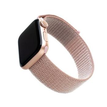 FIXED Nylon Strap pro Apple Watch 38/40/41mm růžově zlatý (FIXNST-436-ROGD)
