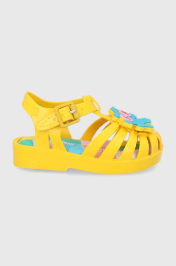 Dětské sandály Melissa žlutá barva