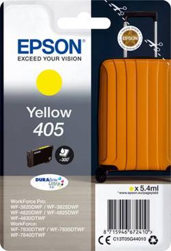 Epson Inkoustová kazeta 405 originál Single žlutá C13T05G44010