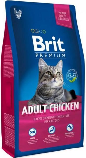 Brit Premium by Nature Cat Adult Chicken – kuře - 800g  Expirace  05.06.2023