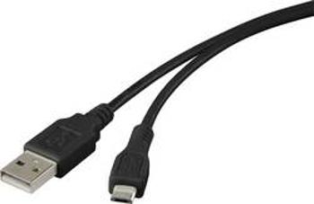 USB 2.0 kabel Renkforce RF-4316220, 1.00 m, černá