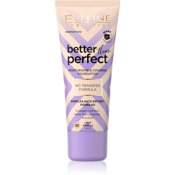 Eveline Cosmetics Better than Perfect krycí make-up s hydratačním účinkem odstín 02 Light Vanilla Warm 30 ml