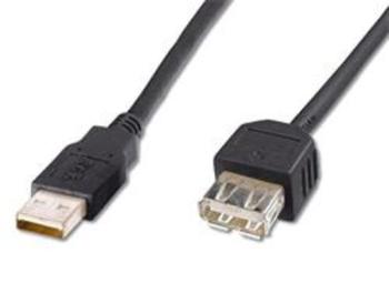 PremiumCord kupaa02bk USB2.0 A-A Prodlužovací kabel, USB2.0 A-A 20cm A-M/A-F