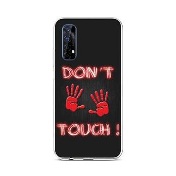 TopQ Realme 7 silikon Don't Touch Red 55038 (Sun-55038)
