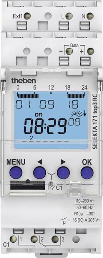 Časovač Theben SELEKTA 171 top3 RC, 230 V/AC