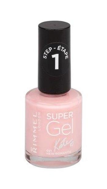 Lak na nehty Rimmel London - Super Gel By Kate , 12ml, 021, New, Romantic