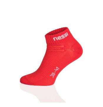 Nessi Sportswear Prodyšné kotníkové ponožky Road S STP-12 Red Velikost: 35-37